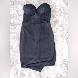 Strapless cocktail dress